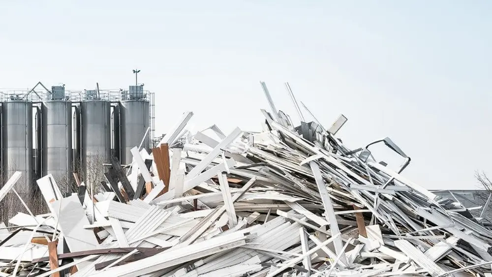 De recyclage van pvc schrijnwerk