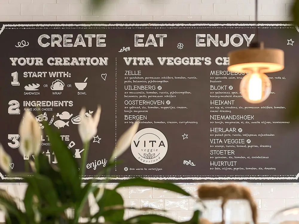 vita vegie bereide maaltijden