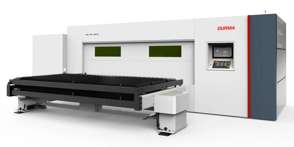 De HD-FO is met zijn optionele wisseltafel een compacte machine