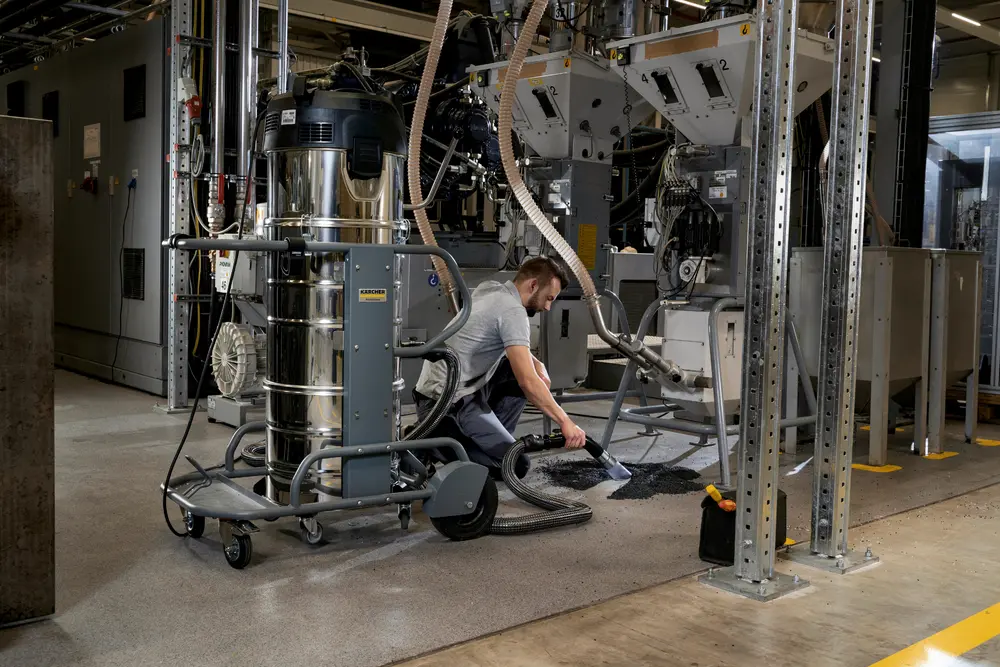 Solutions industrielles d'aspiration et de dépoussiérage de Kärcher