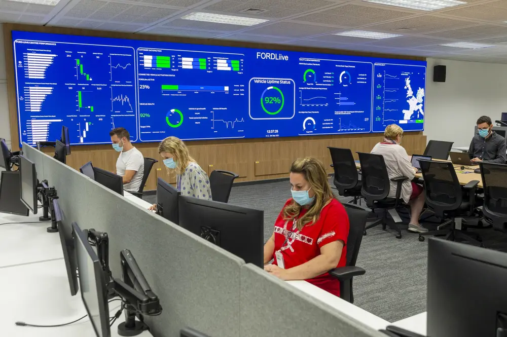 Ruim 100 FORDLiive uptime agents staan vanuit gespecialiseerde uptime-centra de klanten bij