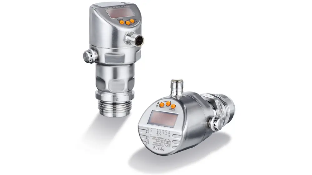 De ifm druksensoren PI1xxx zijn bij uitstek geschikt voor toepassingen in de voedingsmiddelenindustrie – zuivelbedrijven, brouwerijen en vele andere vloeistoftoepassingen waarbij drukmetingen gebeuren in zowel tanks als leidingen