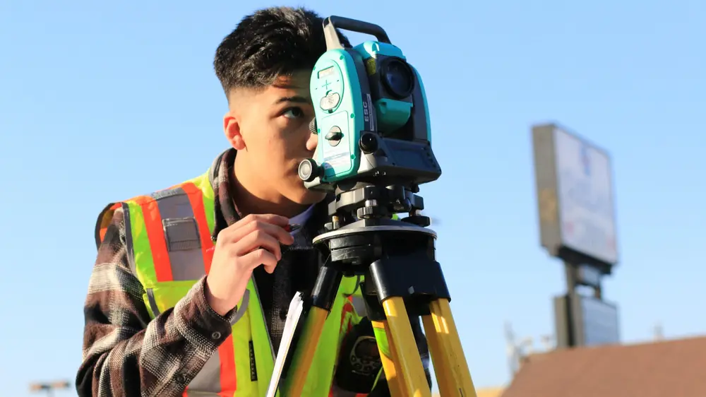 Bouwvakker - landmeter