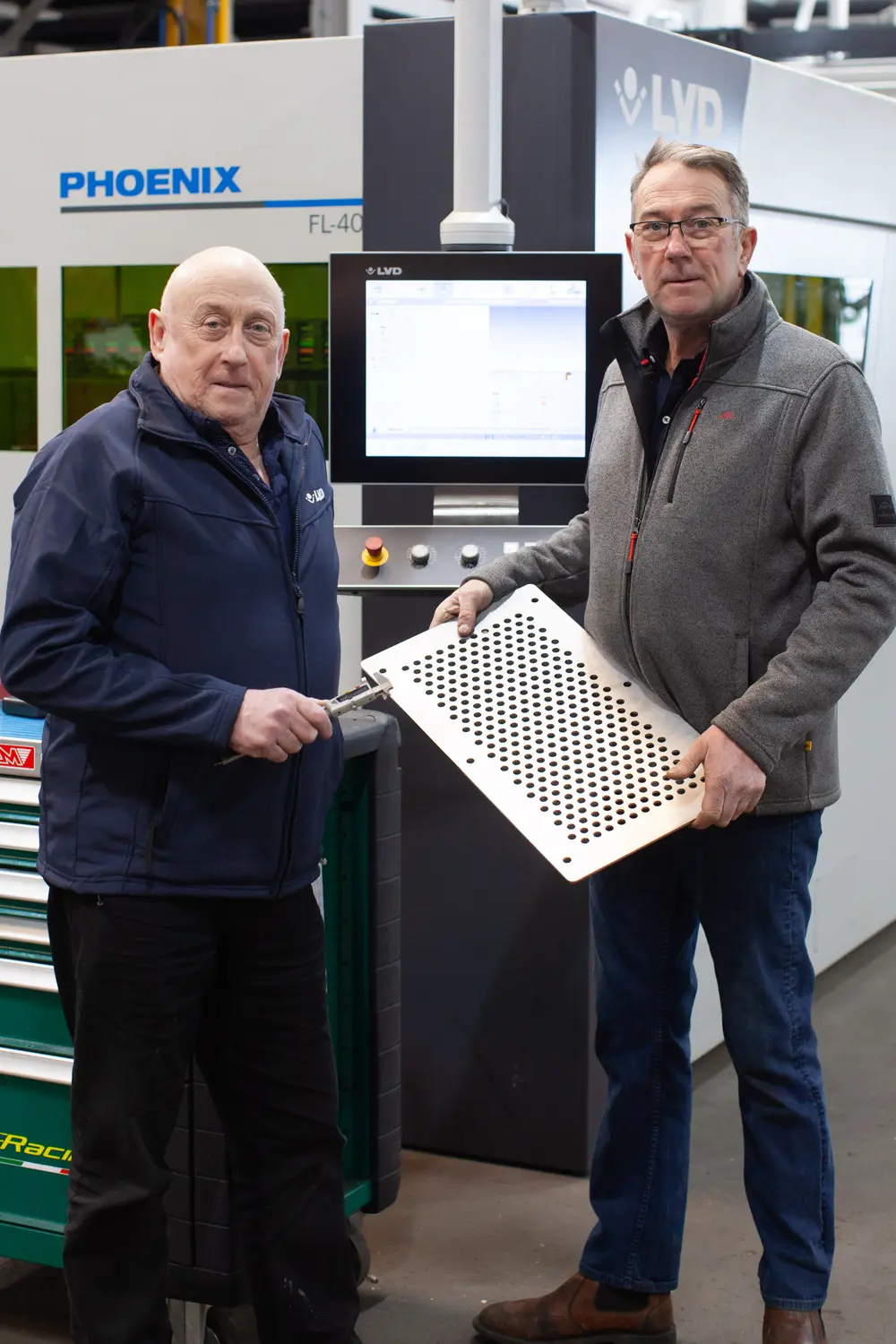 Dave et Paul Harvey, les gérants actuels de J.A. Harvey Ltd