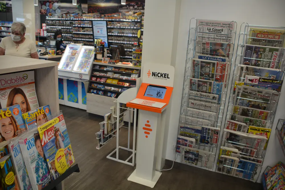 Nickel bankieren in de krantenwinkel