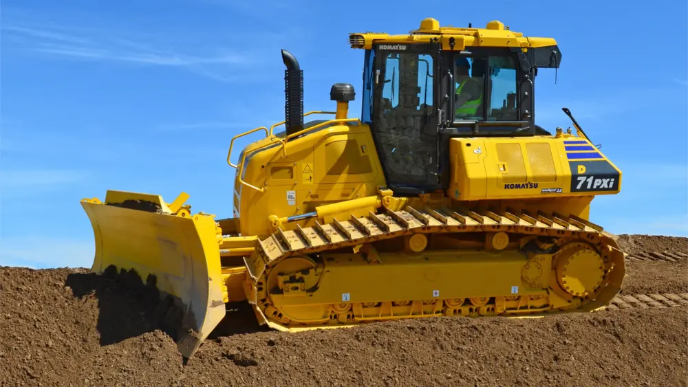 De 24-ton bulldozer D71PXi-24 kreeg de jongste generatie intelligente 3D-machinesturing van Komatsu, iMC 2.0, wat nog sneller én preciezer werken mogelijk maakt