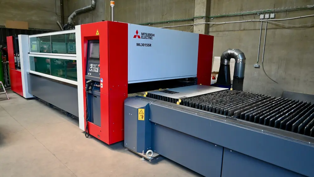 Een van de grote voordelen van de Mitsubishi-machines is dat alle onderdelen en de sturing in eigen huis worden vervaardigd