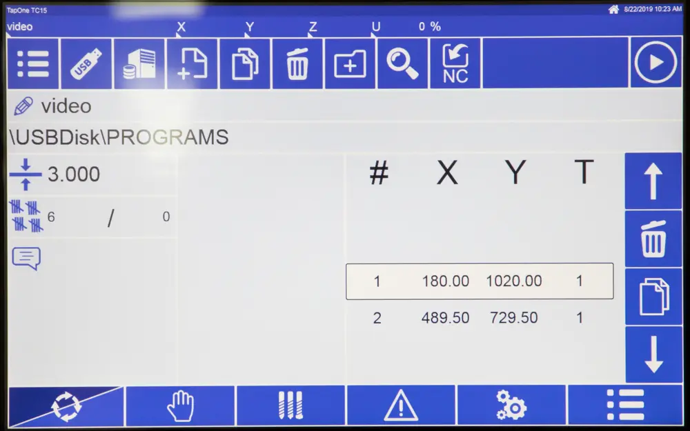 Intuïtieve bediening via TC15 touchscreen