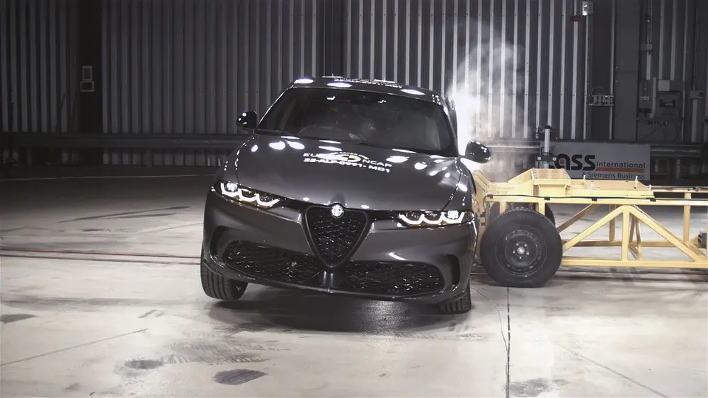 De Tonale, het eerste volledig nieuwe model van Alfa Romeo sinds de Stelvio in 2016, voldeed aan alle eisen voor een 5-sterrenwaardering