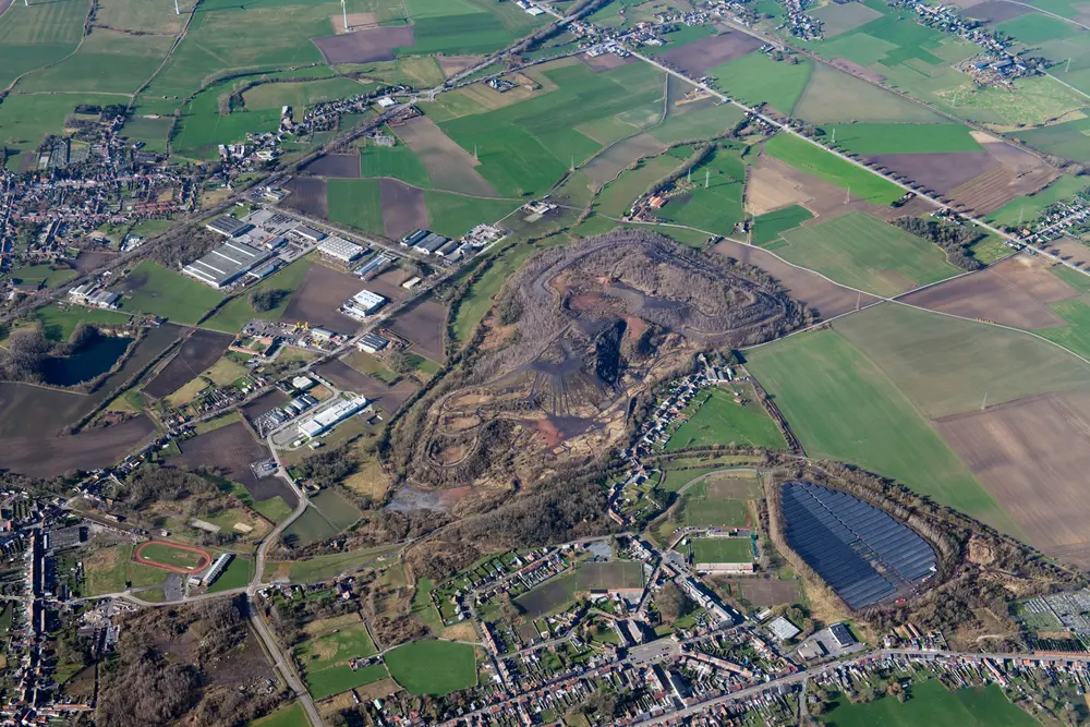 'Le Terril de Saint-Antoine' luchtfoto