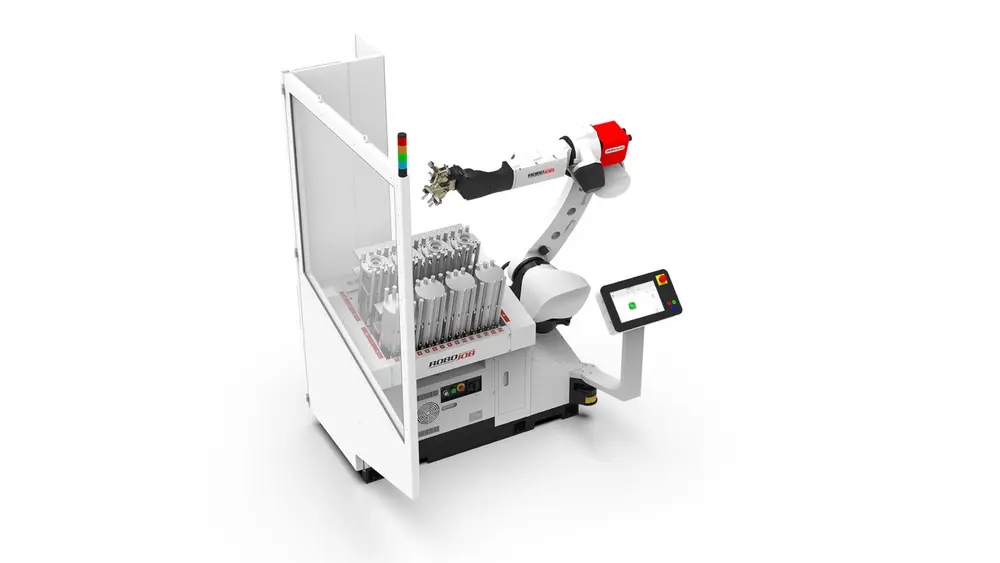 Vele machines in het machinepark zijn niet ingericht op het automatiseren van prototypes en kleine reeksen. Om daarin verandering te brengen voorzag De Ridder diverse machines van een productwisselaar, wat manloos en 24/7 produceren mogelijk maakt