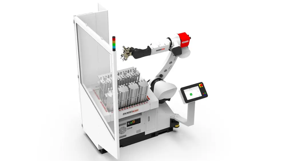 De nombreuses machines du parc ne sont pas équipées pour l'automatisation des prototypes et des petites séries. Pour remédier à cette situation, De Ridder a équipé plusieurs machines d'un changeur de produits, ce qui rend possible une production sans personnel et 24 heures sur 24, 7 jours sur 7.
