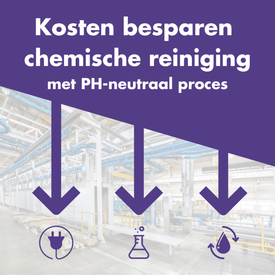 Zowel op het vlak van energie, chemie als afval kan er bespaard worden