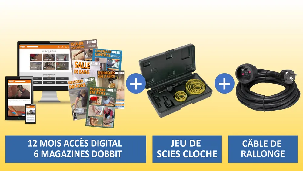 abonnemnet jeu de scies cloche câble de rallonge
