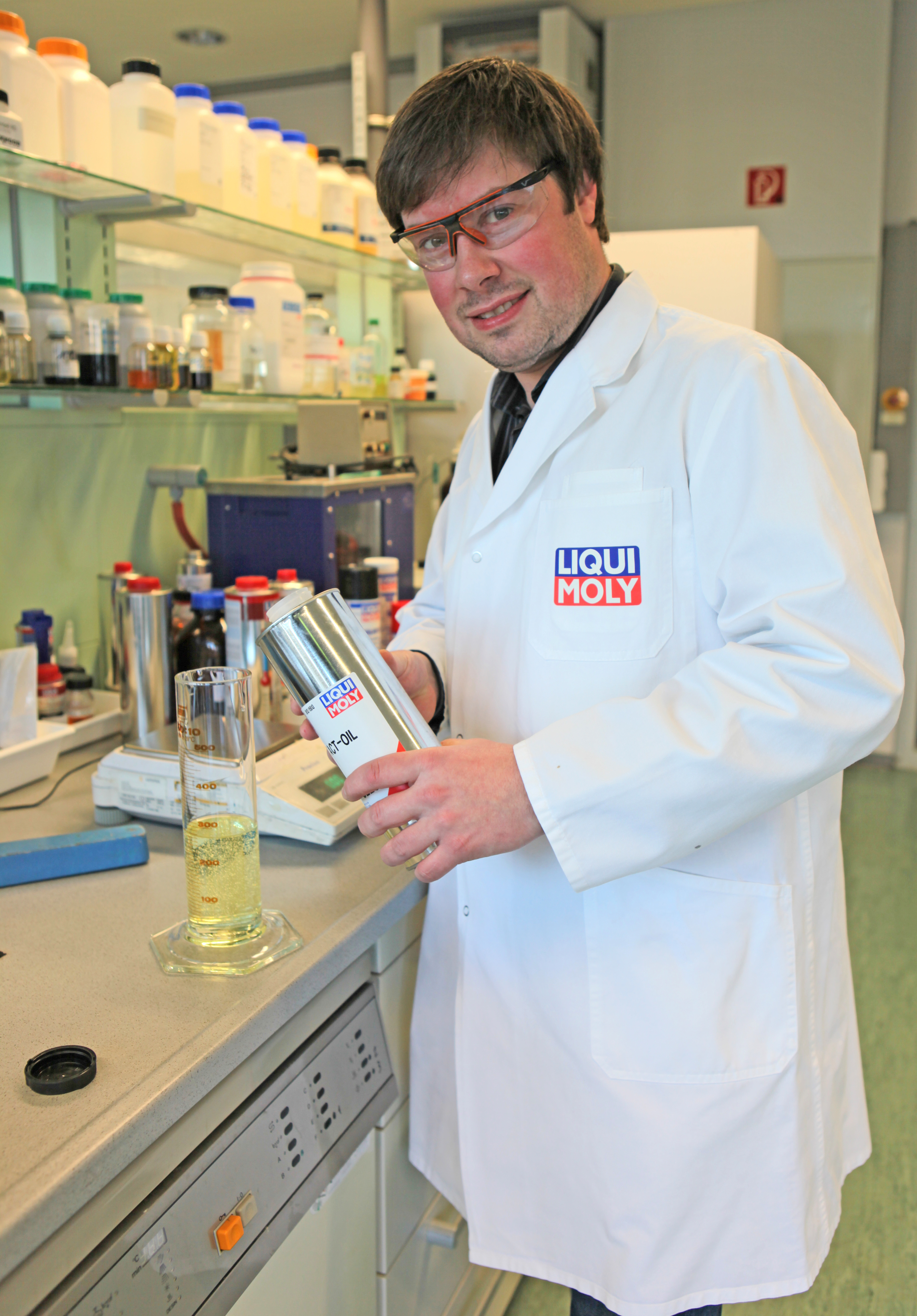 David Kaiser, hoofd onderzoek en ontwikkeling bij LIQUI MOLY