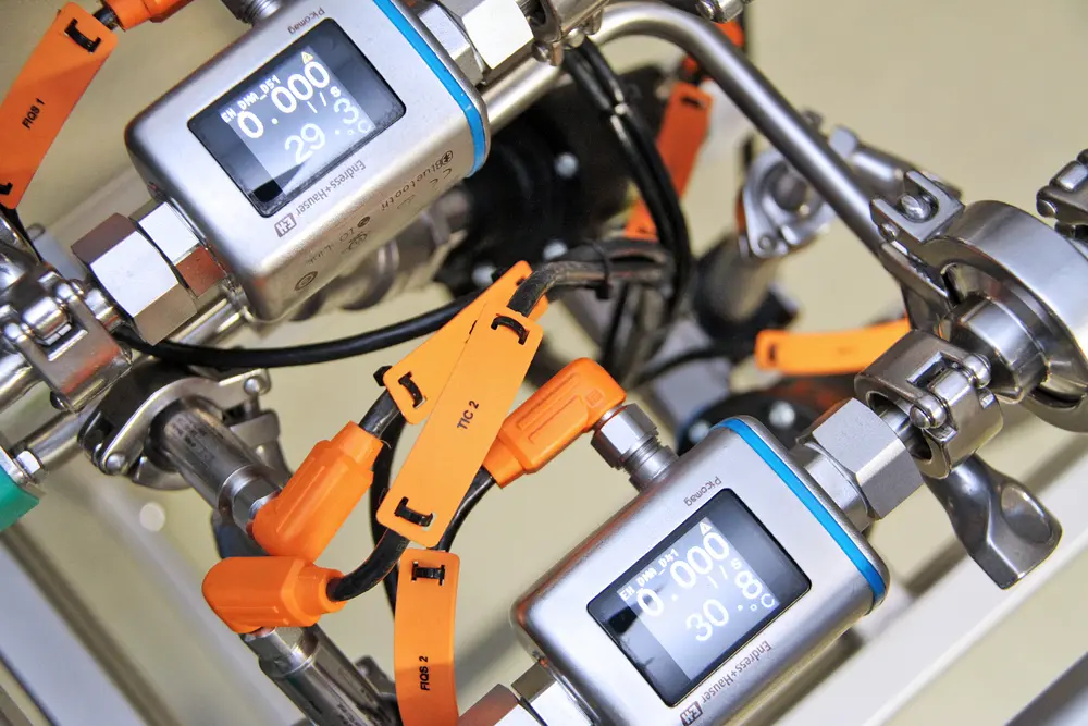 Ce débitmètre électromagnétique Picomag (qui a remporté le prix reddot en 2018) excelle en termes de convivialité – par exemple, les infos sur l'écran restent lisibles si l'appareil est monté à l'envers.