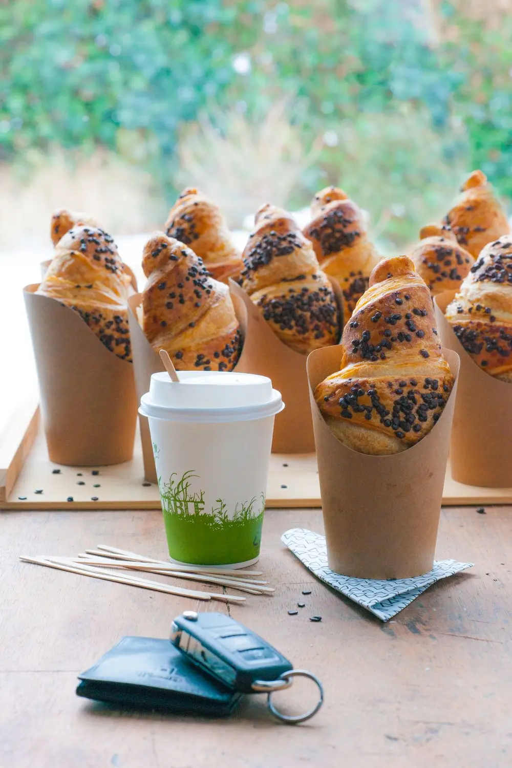 on the go koffie viennoiserie