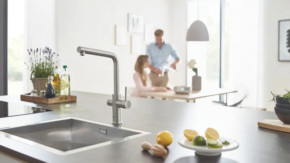 Les robinets de douche et de cuisine thermostatiques