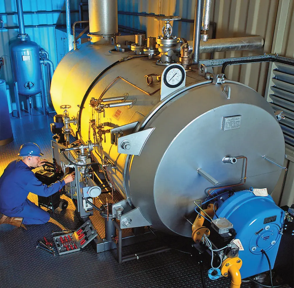 Continue monitoring van ketelwater