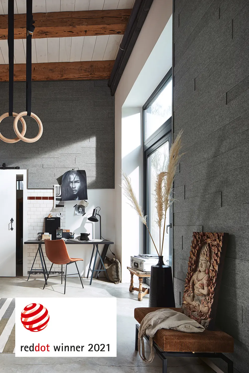 akoestiekpaneel met vilt