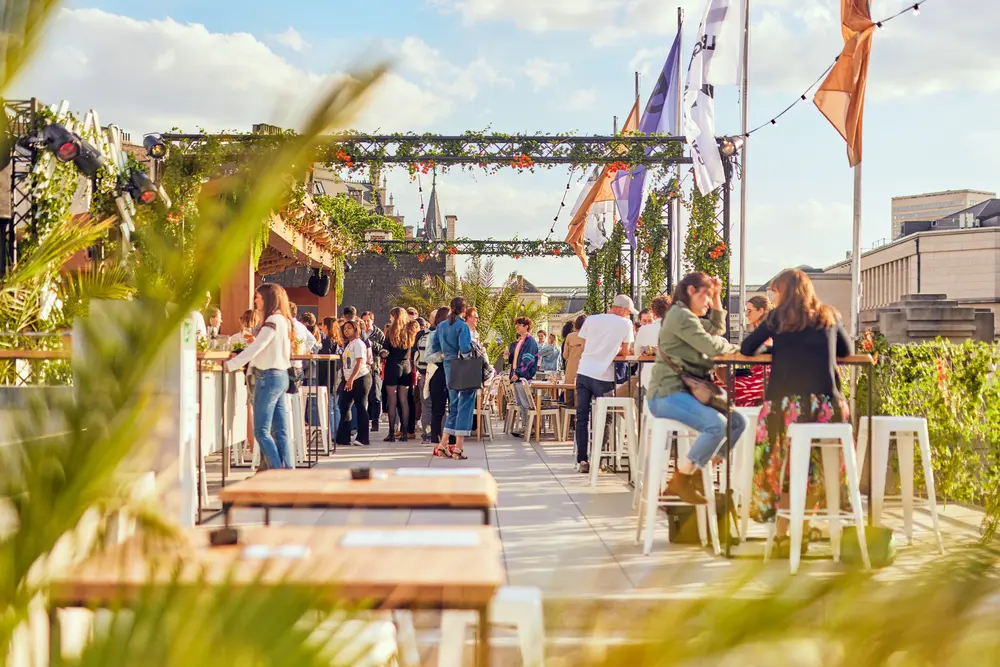 Solar Rooftop bar Paleis voor Schone Kunsten