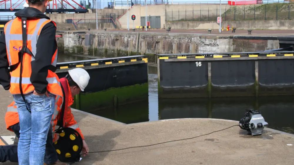 Inzet van onderwaterdrones voor infrastructurele werken