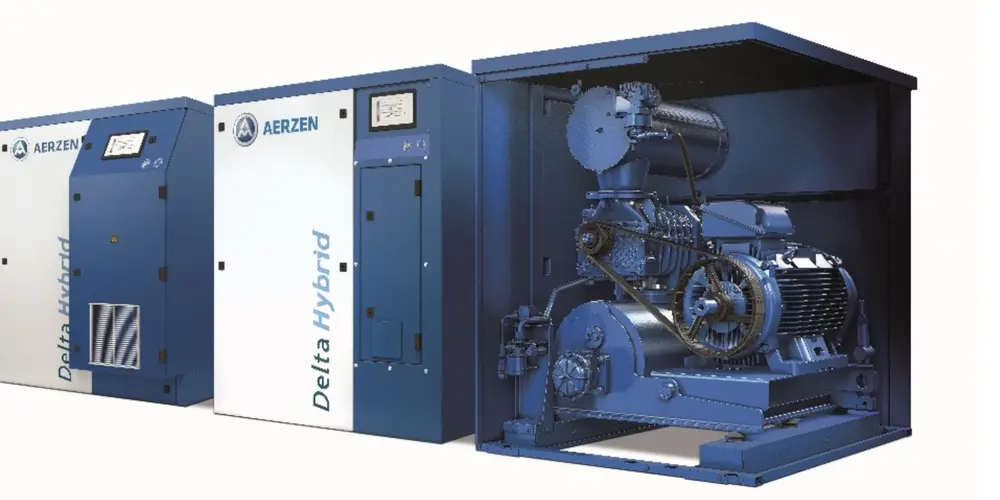 Delta Hybrid schroefblowers maken een energiebesparing tot 30% mogelijk