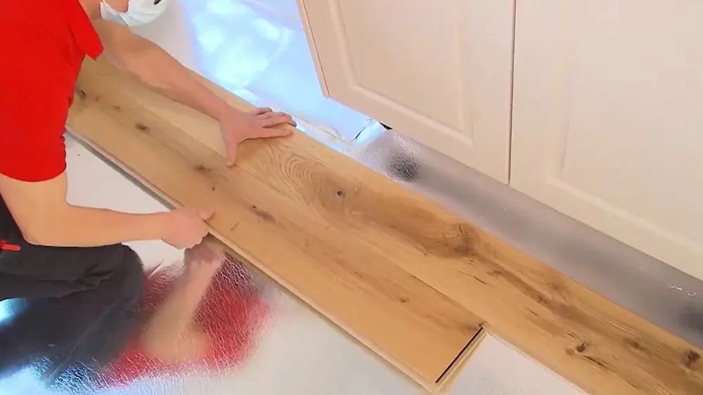 midden van een ruimte parket