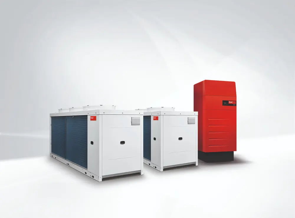 Hybride oplijning warmtepomp met gascondensatieketel