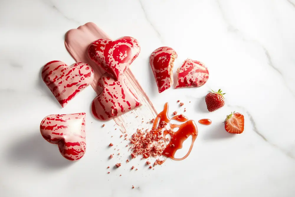 valentijn recept harten chocolade