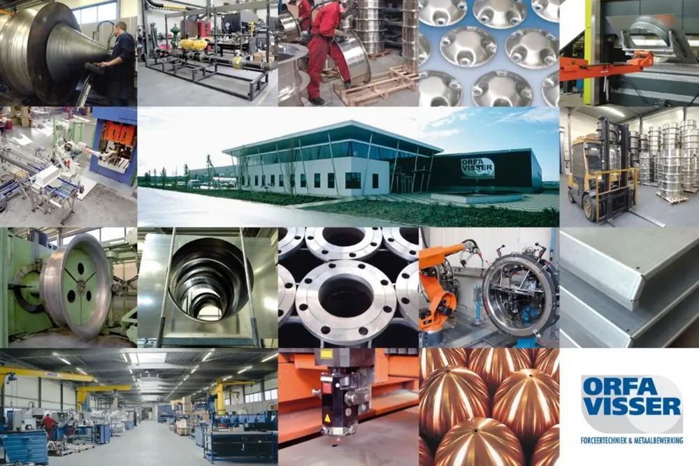 Orfa Visser biedt forceren, dieptrekken, flenswalsen en lassen