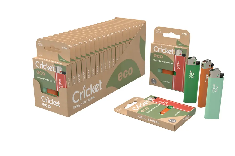 Cricket ECO, van 100% gerecycleerd nylon