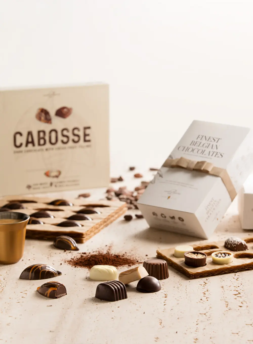 cabosse praline als innovatie in de chocoladeindustrie