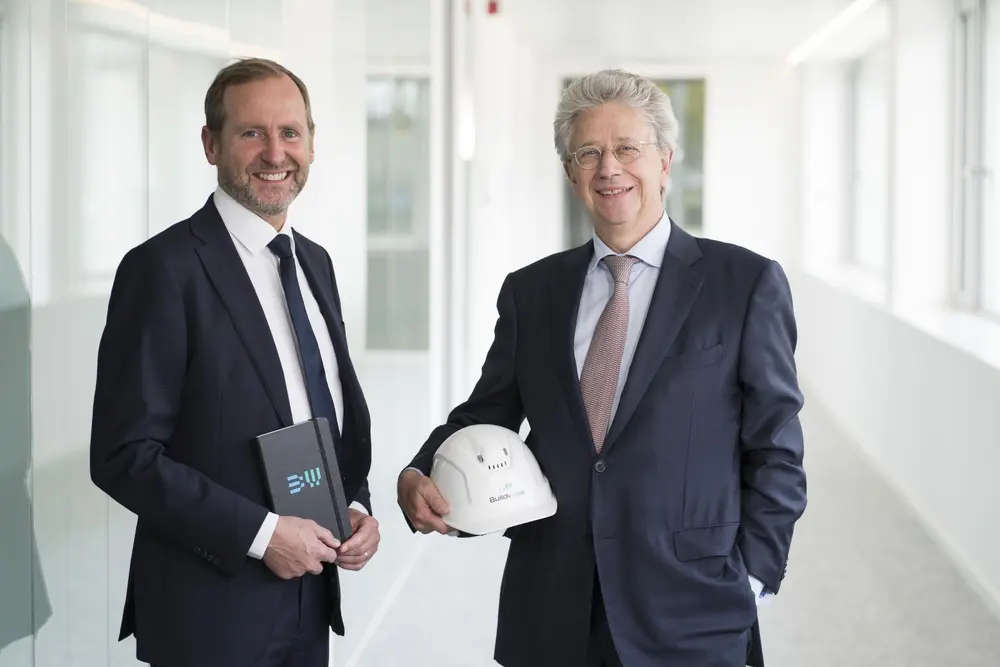 Oliver Vandooren, directeur général de Buildwise - Johan Willemen, président de Buildwise