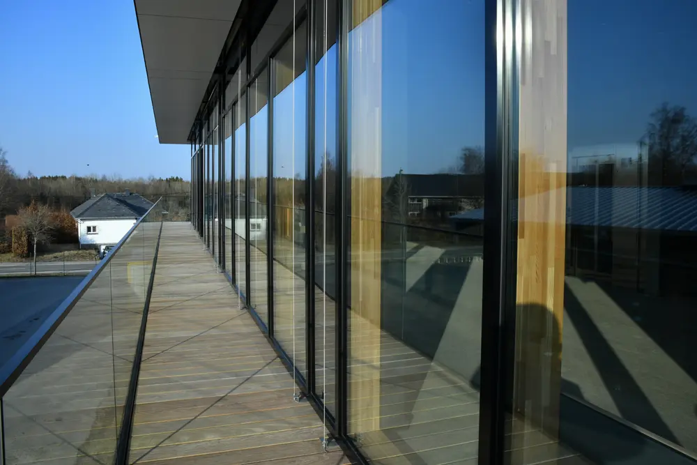 Fabribois detail gordijnmuur