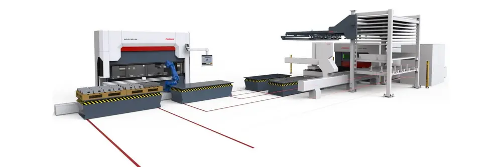 Durma D-Line oplossing voor lasersnijden en plooien