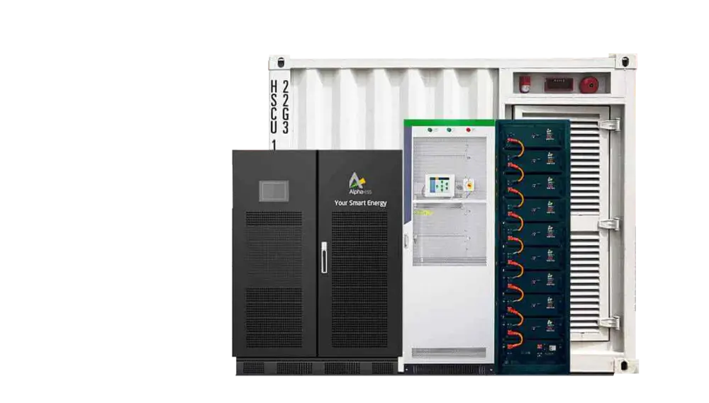 industrieel batterij opslagsystemen omvormers netbelasting