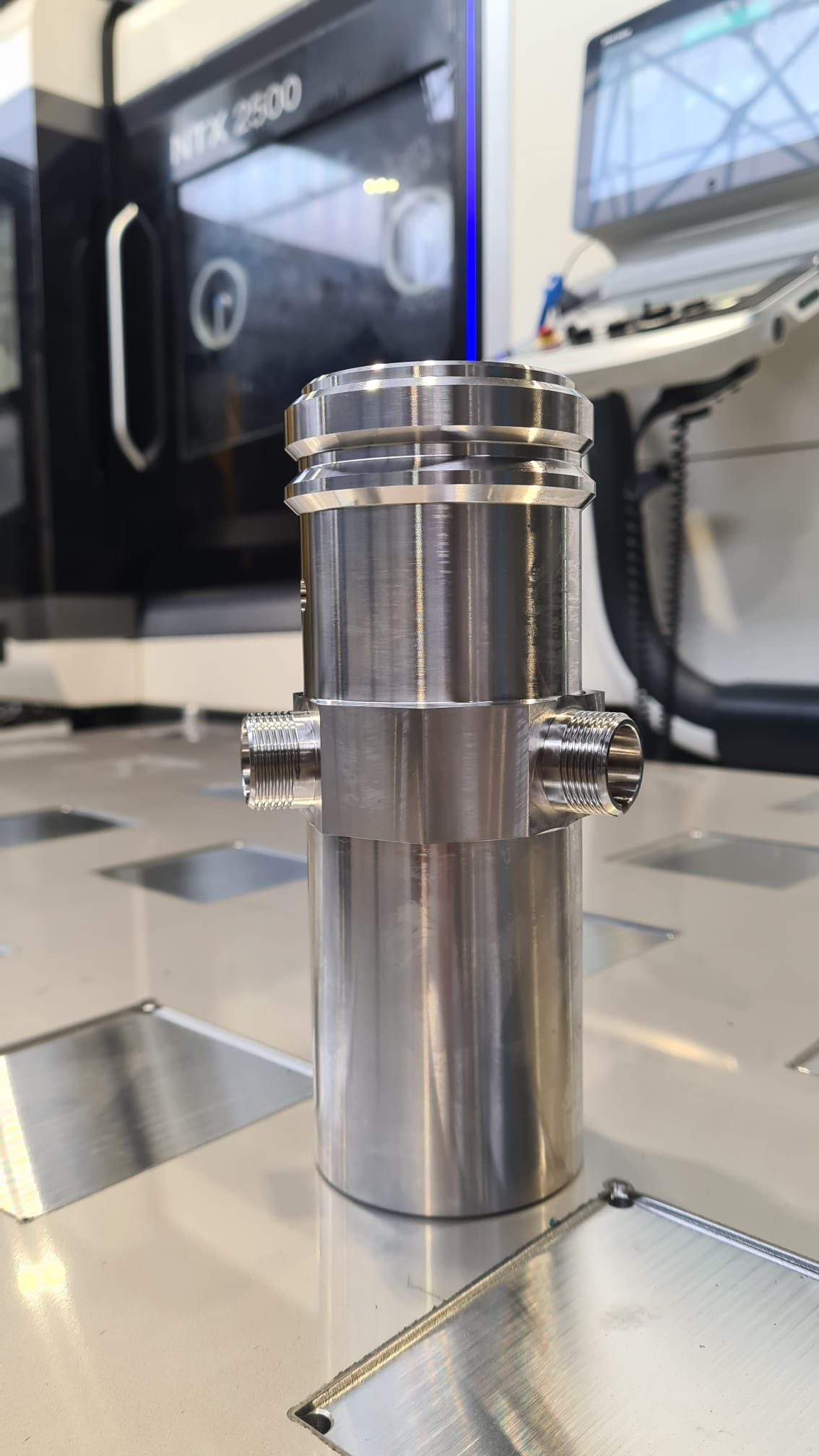 Geproduceerd werkstuk op de NtX 2500