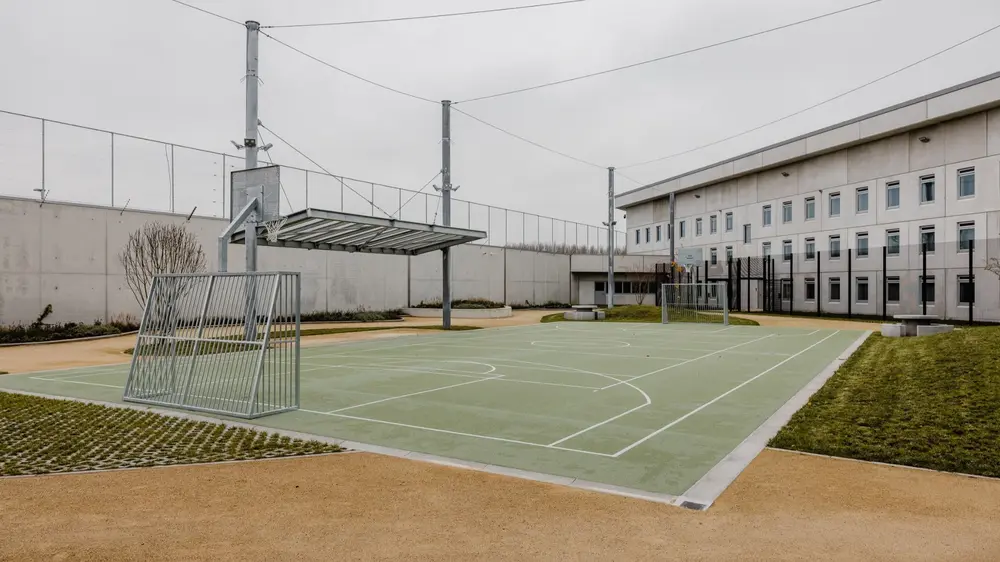 Binnenplaats gevangenis Dendermonde