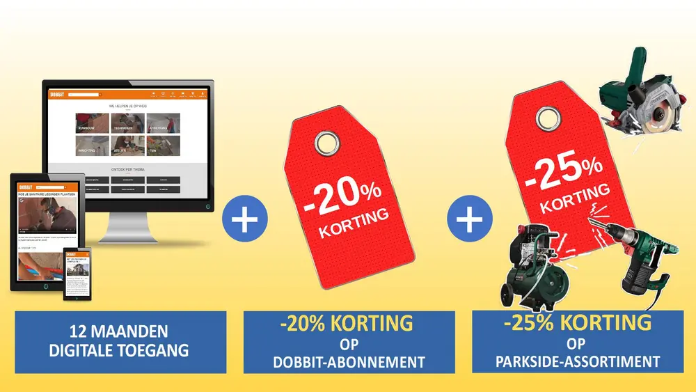 20% + 25% korting NL