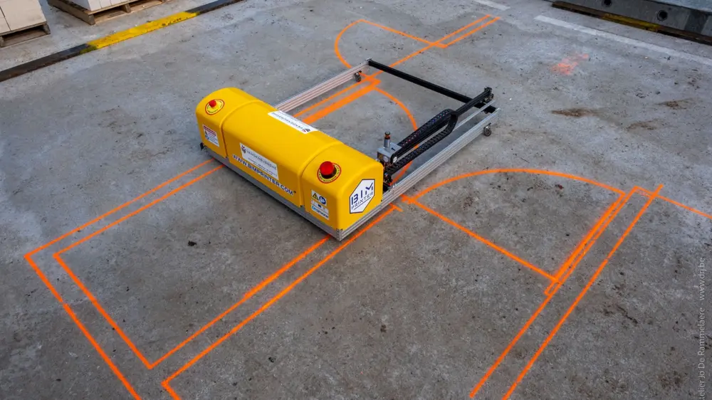 BIM-model op de werf