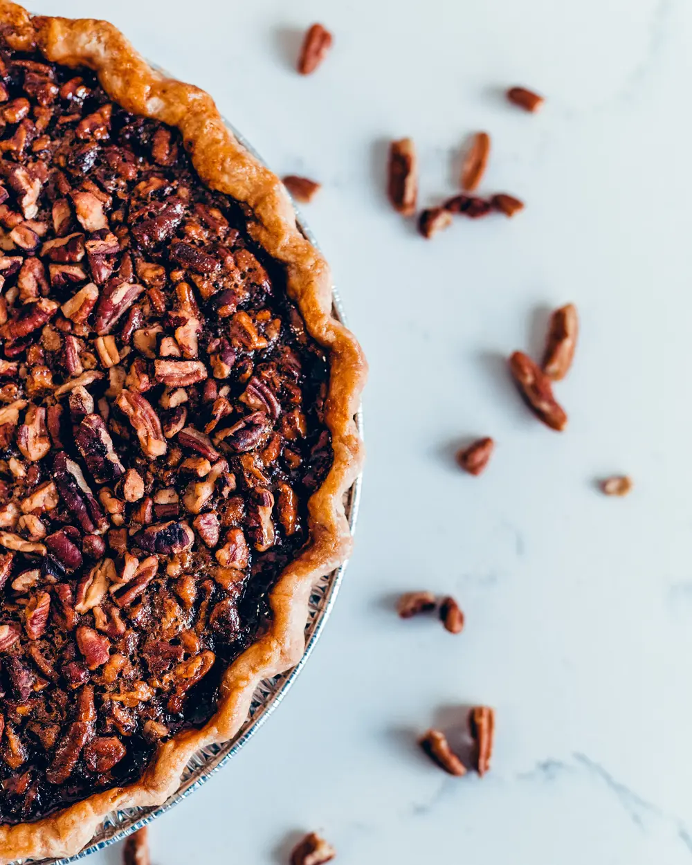pecan pie, Amerikaanse lekkernij met pecan noten