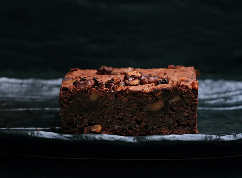 brownie met pecan