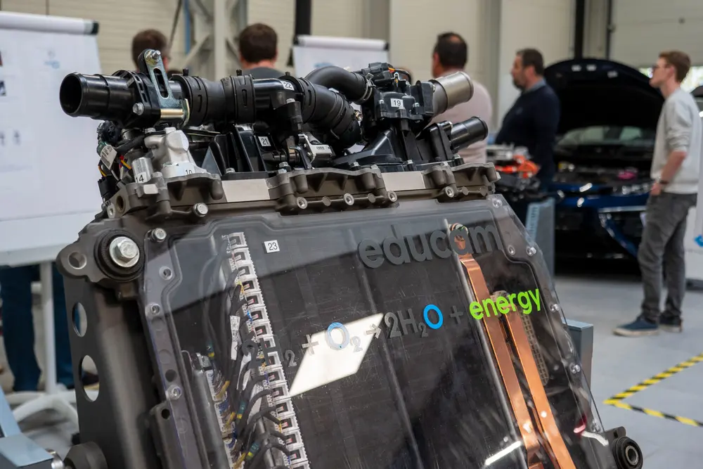 waterstof motor auto