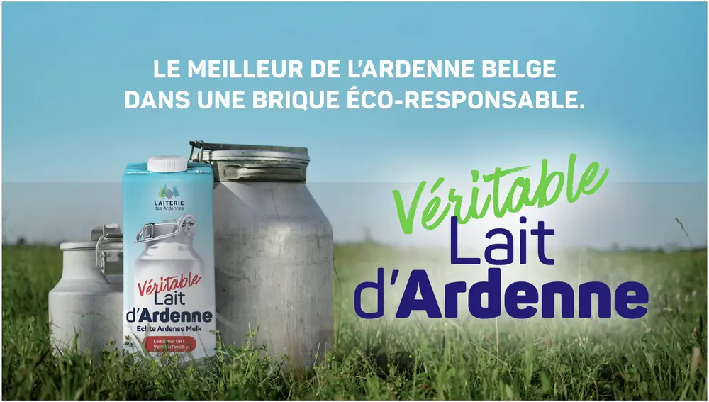 lait l'ardenne belge