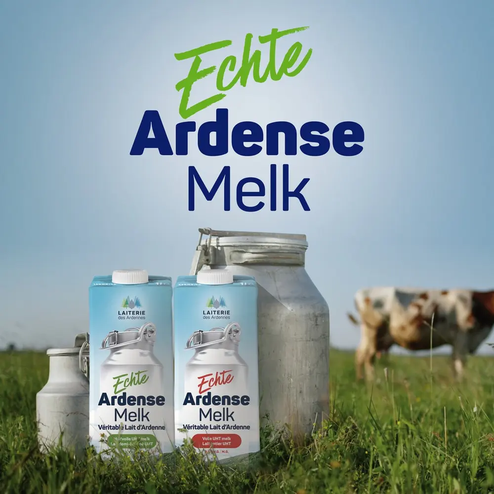 ardense melk in ecologische verpakking