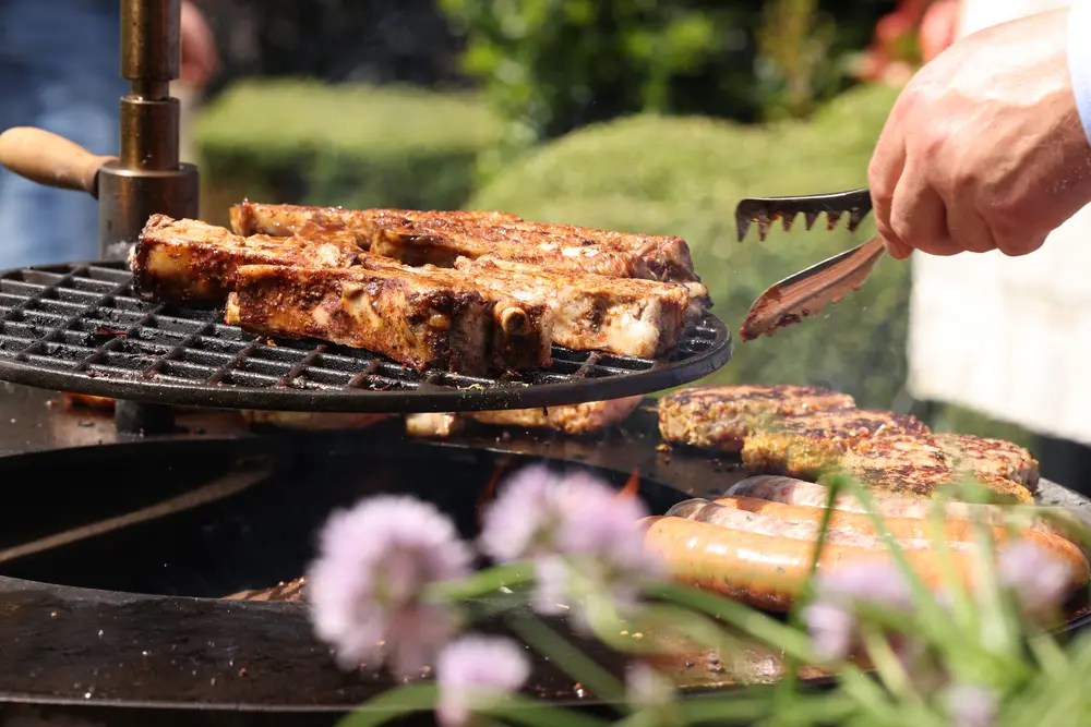 varkensvlees op bbq