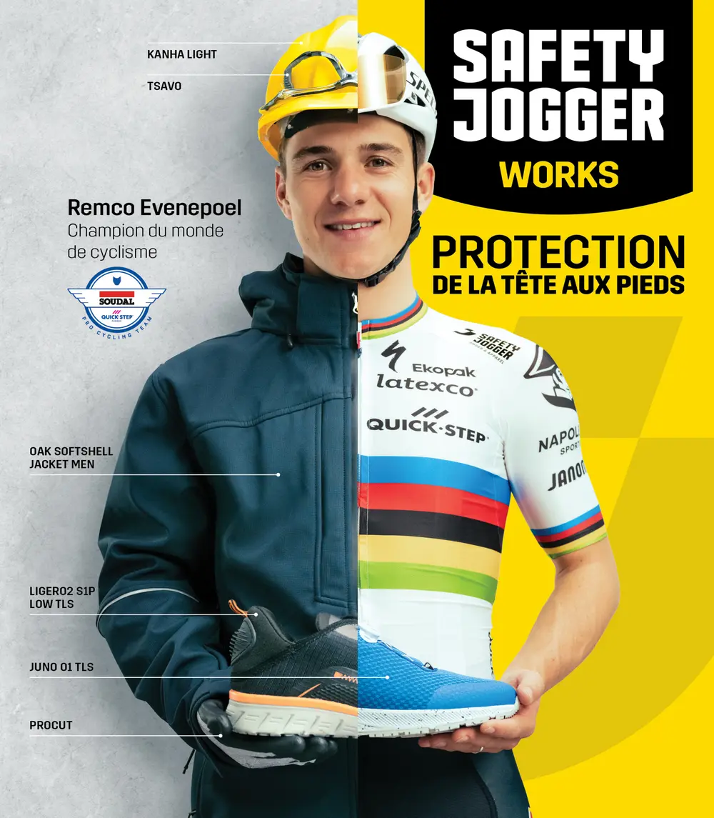 Safety Jogger Bescherming Quick-Step Remco Evenepoel