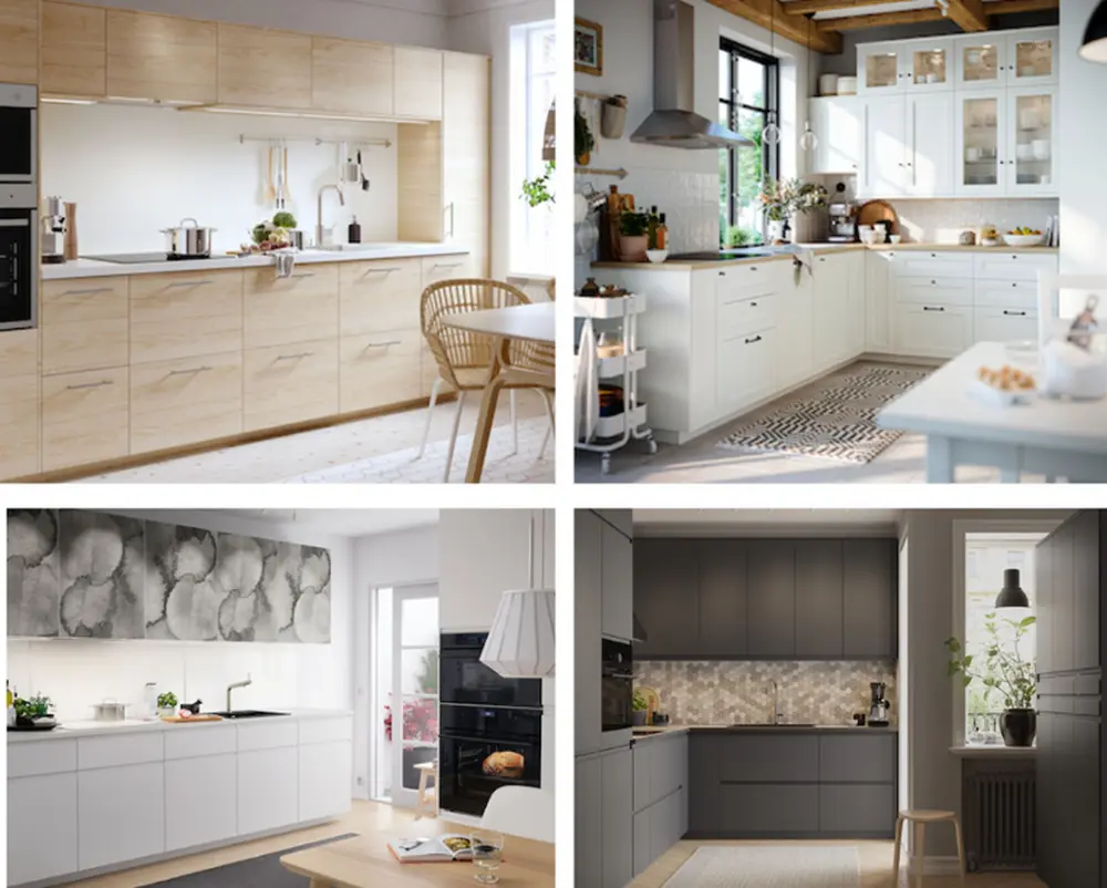 ikea keuken inspiratie collage