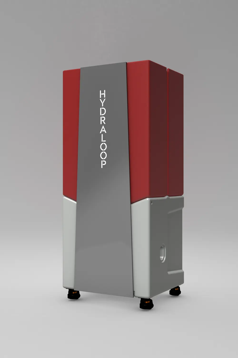 De strakke behuizing – in verschillende kleuren verkrijgbaar - maakt de Hydraloop ‘salonfähig’